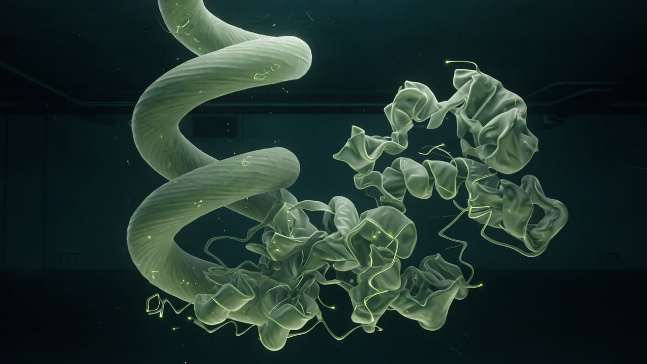 Peptide fold visualization